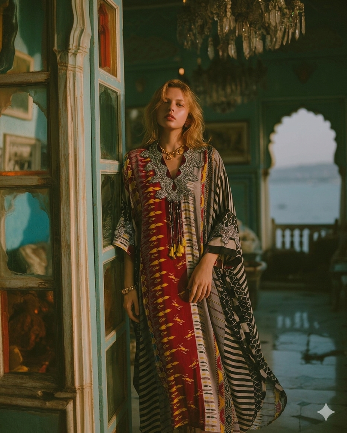 Magic Red Cotton Satin Silk Dress