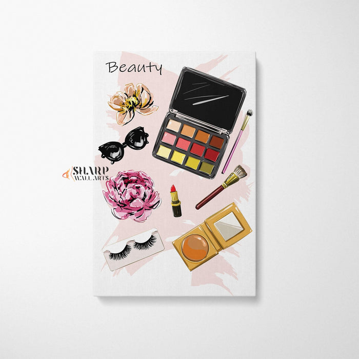 Makeup Set - Fashion Wall Art Canvas - SharpWallArts