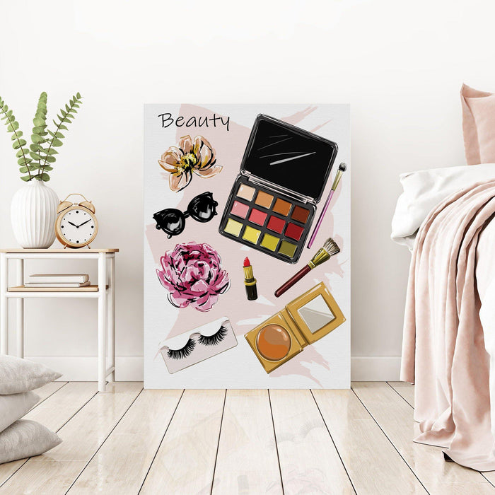 Makeup Set - Fashion Wall Art Canvas - SharpWallArts
