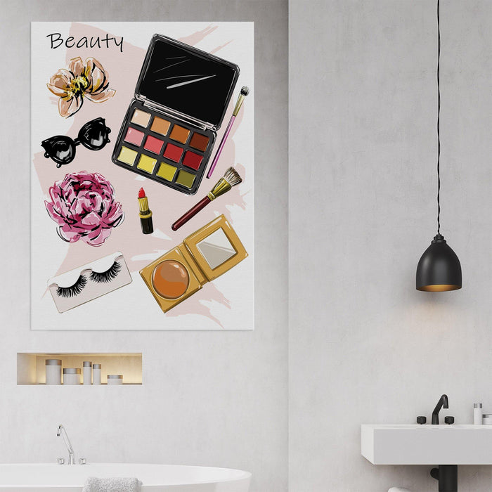 Makeup Set - Fashion Wall Art Canvas - SharpWallArts