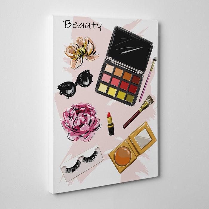 Makeup Set - Fashion Wall Art Canvas - SharpWallArts