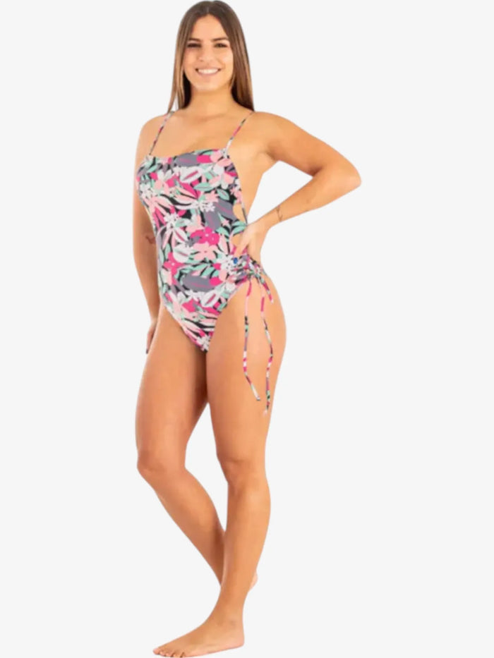 Malla Entera Roxy One Piece Pt Beach Classics Lace Up Multicolor