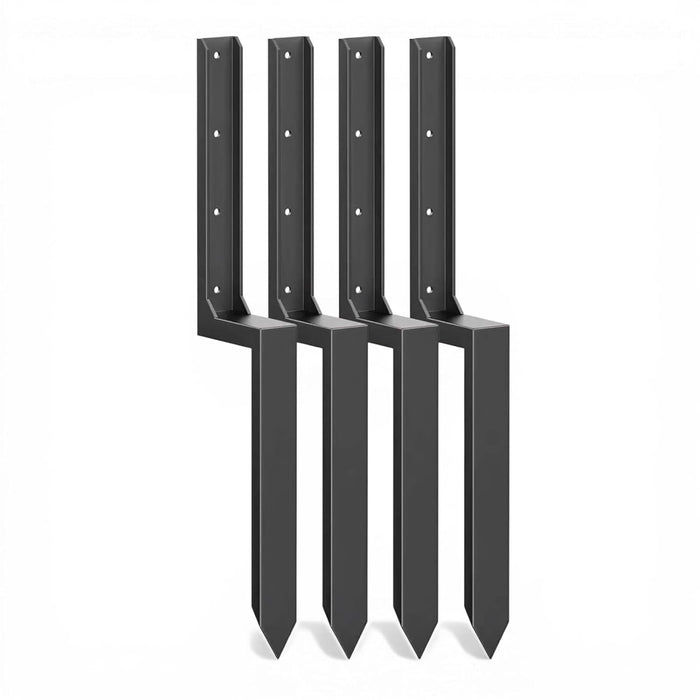 Metal Fence Post Support Brackets
