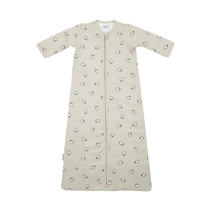 Meyco - Sleeping Bag With Detachable Sleeves - Penguin - Mabel & Fox