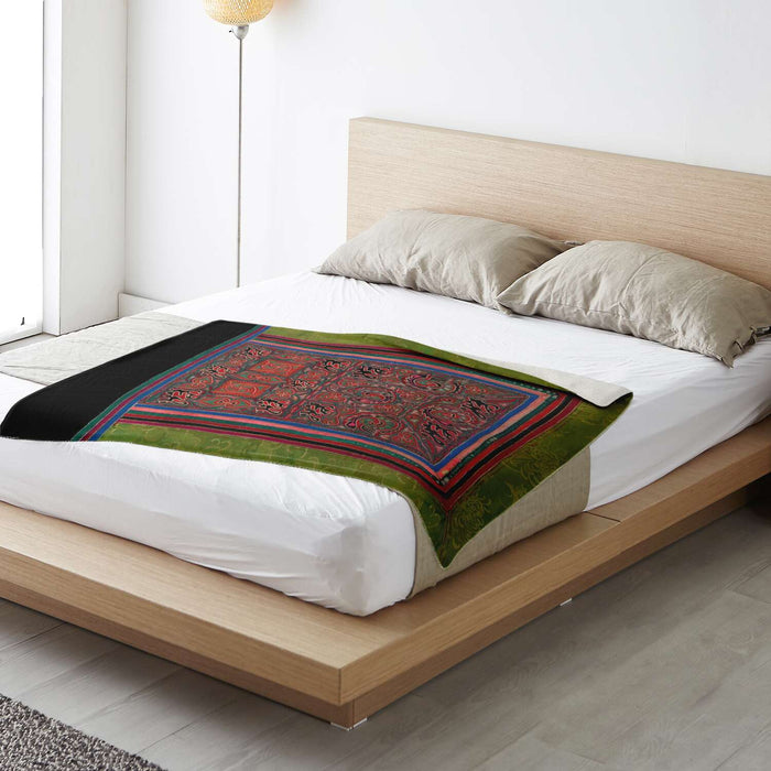 MIAO CULTURE 19TH-CENTURY DESIGN | Sherpa Fleece Blanket