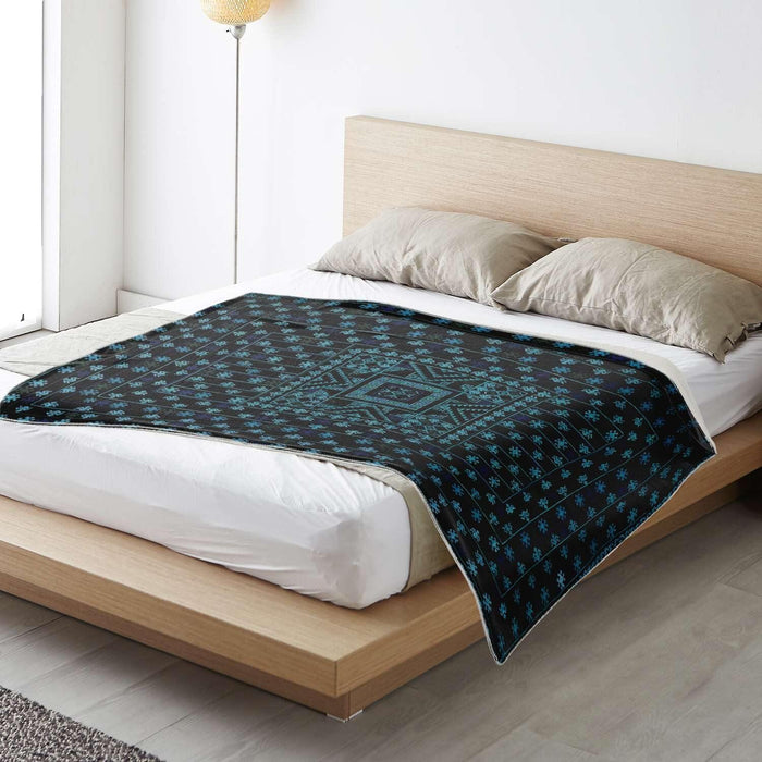 MIAO CULTURE TRADITIONAL WOVEN DESIGN | Sherpa Fleece Blanket