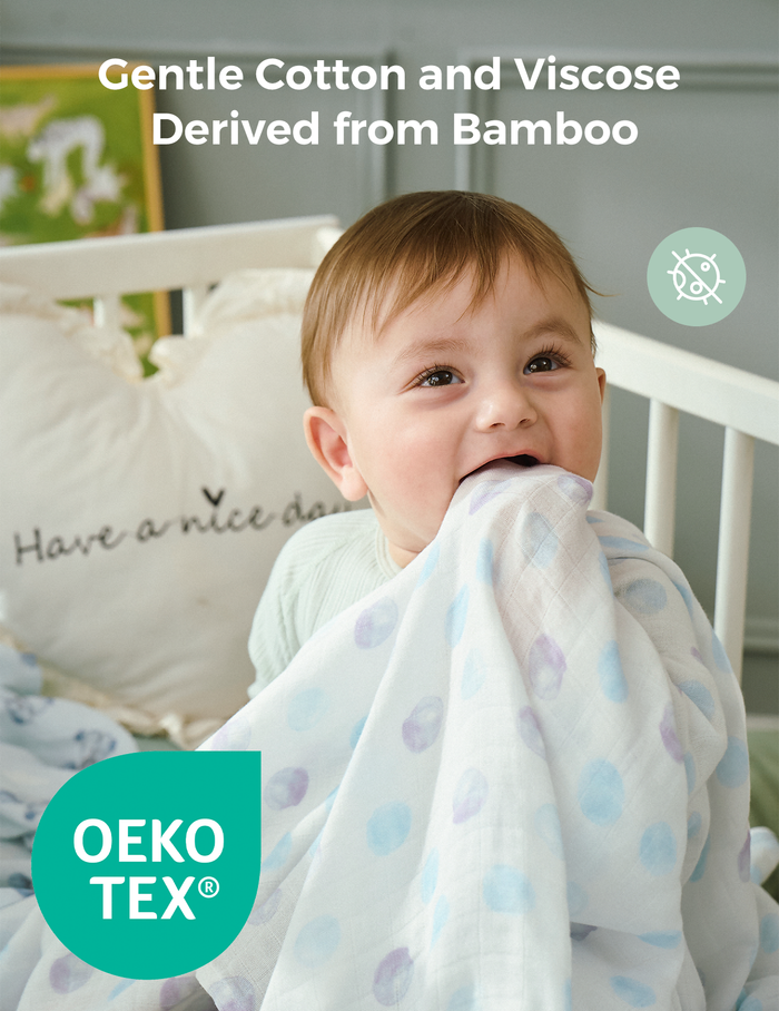 Momcozy Best Wishes Softness Swaddle Blankets -  Innocence
