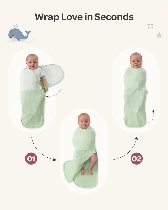 Momcozy Breathable Airflow Swaddle for 0-3M