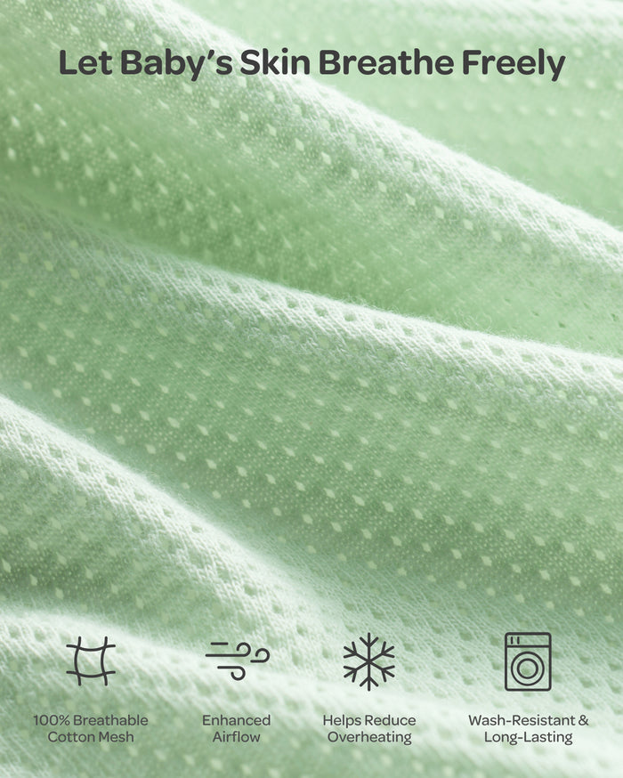 Momcozy Breathable Airflow Swaddle for 0-3M