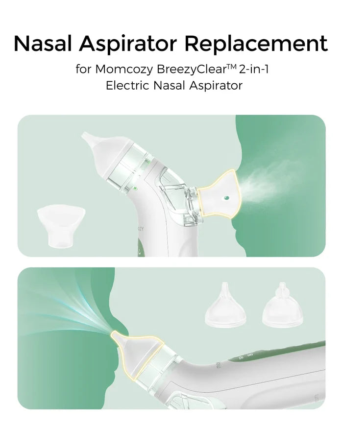 Momcozy BreezyClear™ 2-in-1 Electric Nasal Aspirator Replacement Heads