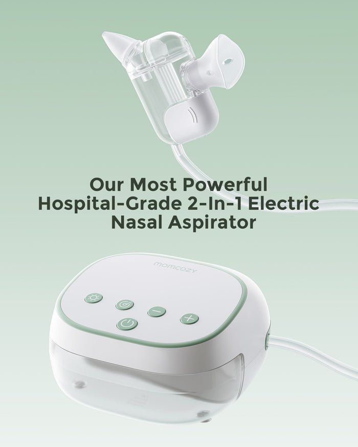 Momcozy BreezyClear Pro™ 2-in-1 Spray & Suction Electric Nasal Aspirator