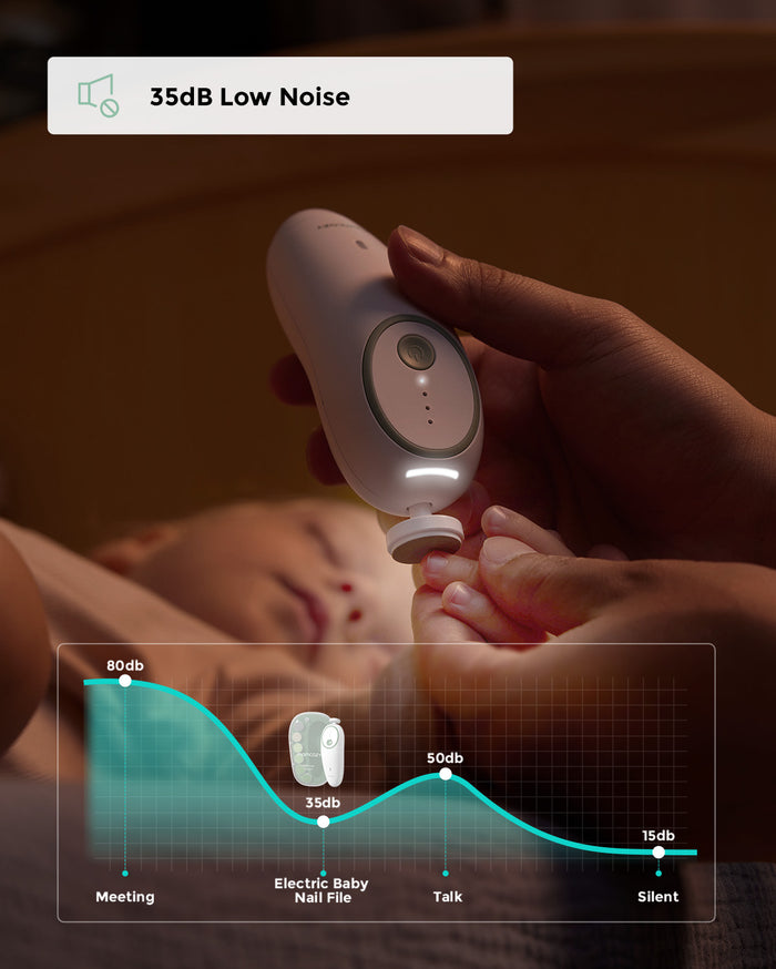 Momcozy Electric Baby Nail File - Low Noise
