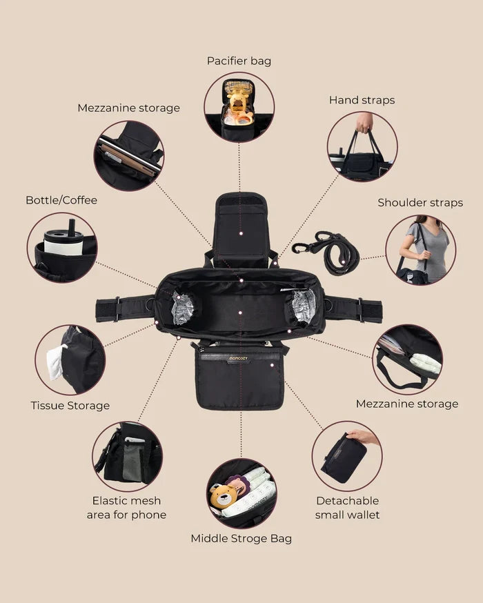Momcozy Extra Large Stroller Organizer