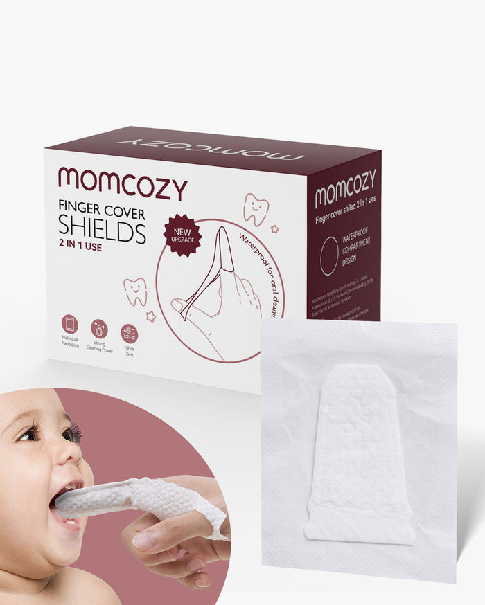 Momcozy Oral Care Series: Finger Wipes (30ct)