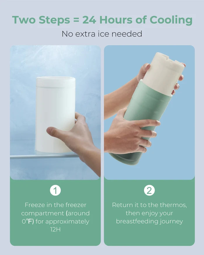 Momcozy Portable Baby Bottle Cooler for Outdoor - 12oz