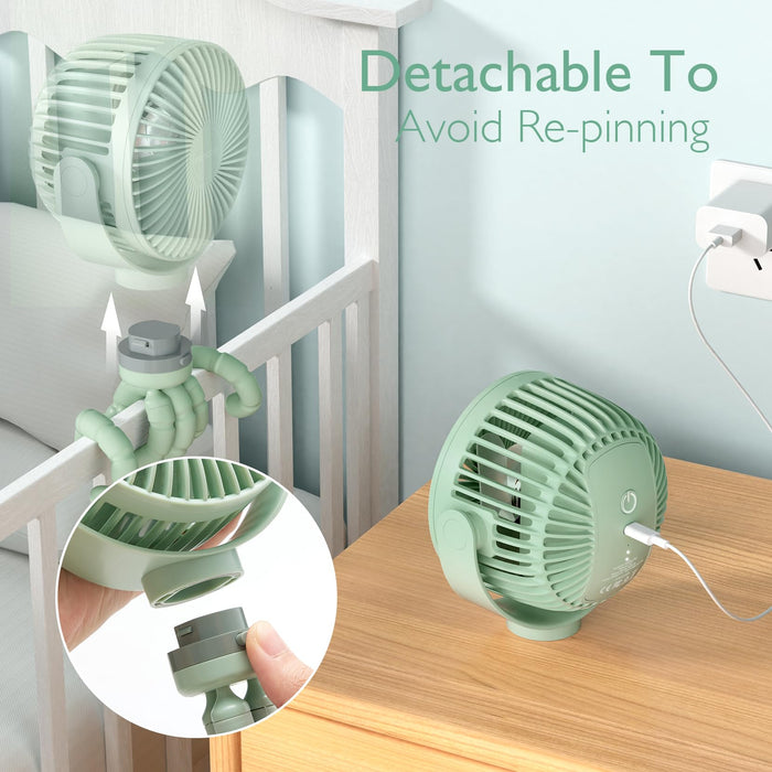Momcozy Portable Stroller Fan (Member-Stock: 2)