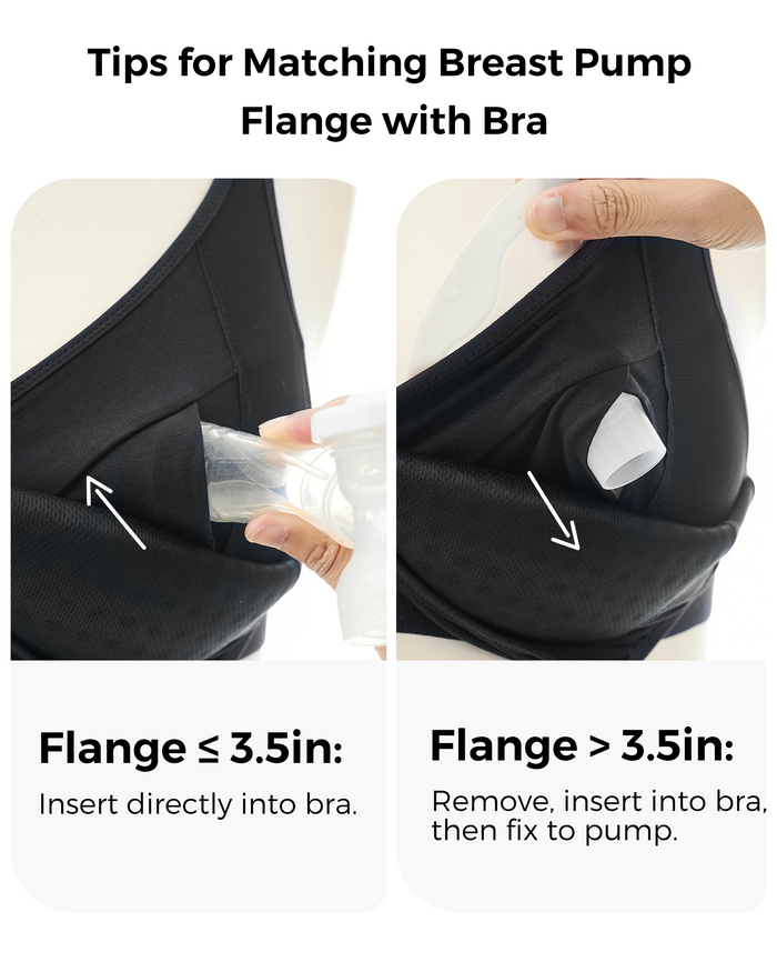 Momcozy Tencel™ Fabric Seamless Breast Pump Bra