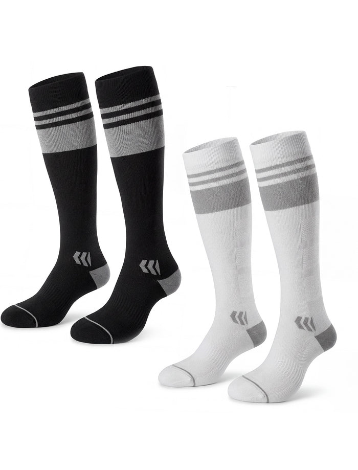 Momcozy Wide Calf Compression Socks 20-30mmHg for Sports 2 Pairs