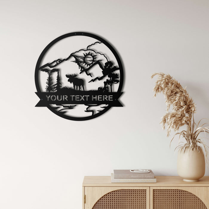 Moose Metal Wall Art - Decor available at Dekadron for $71.90