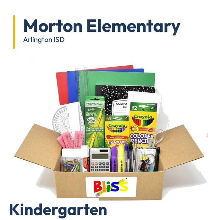 Morton Elementary Kindergarten School Supply Kit