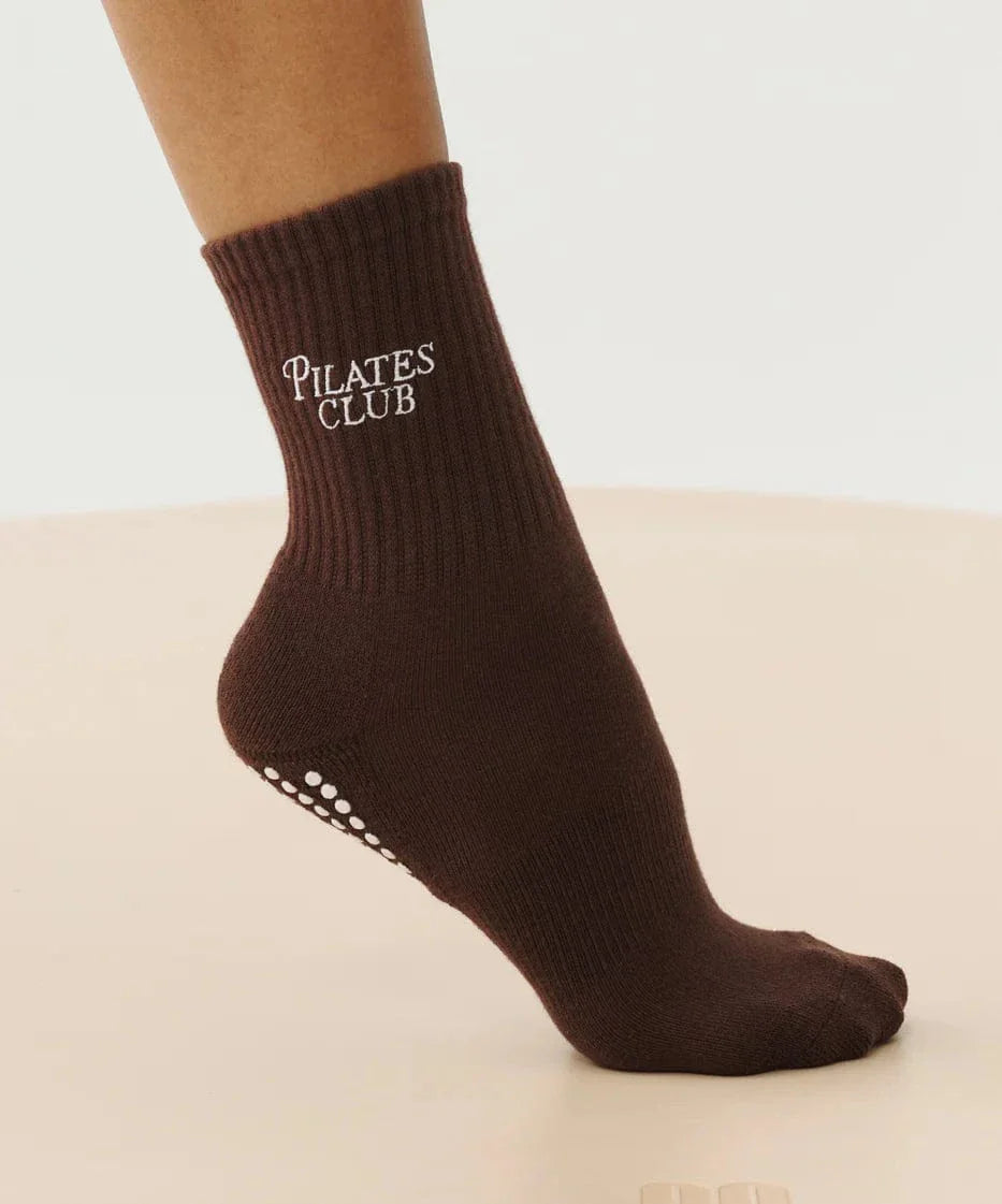 Pilates Club Non Slip Grip Socks