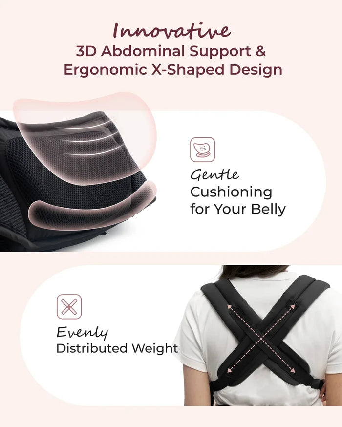 Move2Fit 2-in-1 Ergonomic Hip Seat Baby Carrier