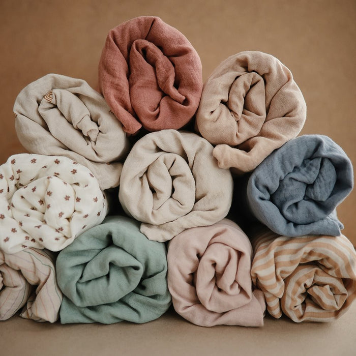 Mushie - Changing Pad Cover - Natural - Mabel & Fox