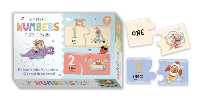 My First Numbers Puzzle Pairs - Mabel & Fox