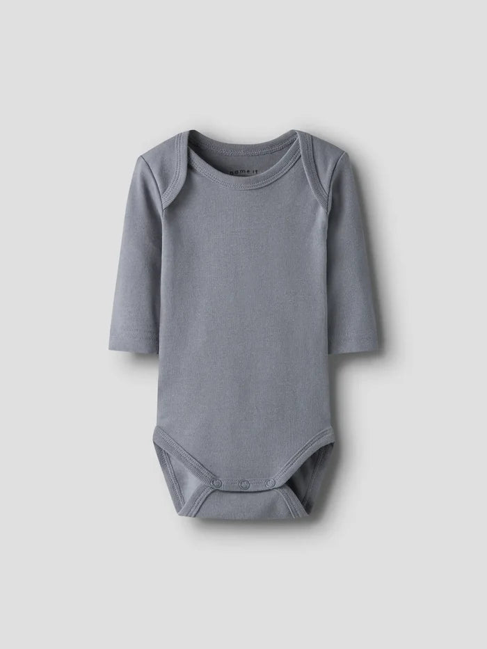 Name It - Long Sleeve Bodysuit Set - Airplanes (3 Pcs) - Mabel & Fox