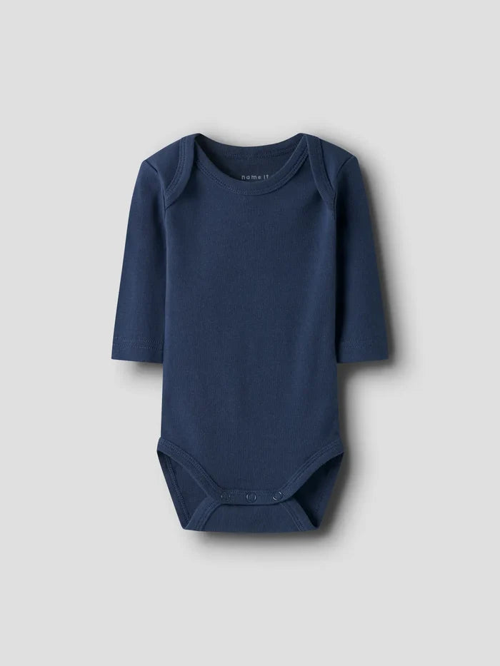 Name It - Long Sleeve Bodysuit Set - Airplanes (3 Pcs) - Mabel & Fox
