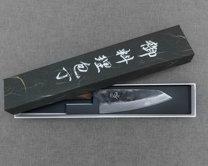 Naru “Hatsukou Series” Aogami #2 Kurouchi 120mm Ko-Bunka with Bubinga Handle