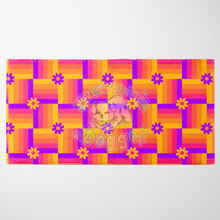 Neon Criss Cross - Towel