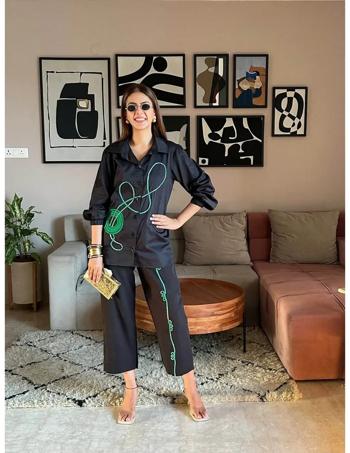 Neon Thread Co-Ord Set