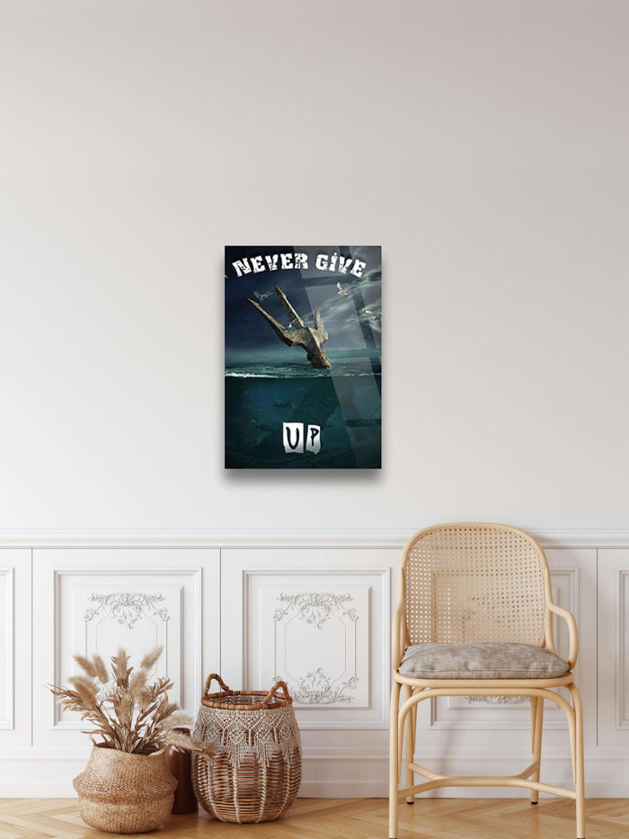 Never Give Up Wall Decor - Artwork available at Dekadron for $149.90
