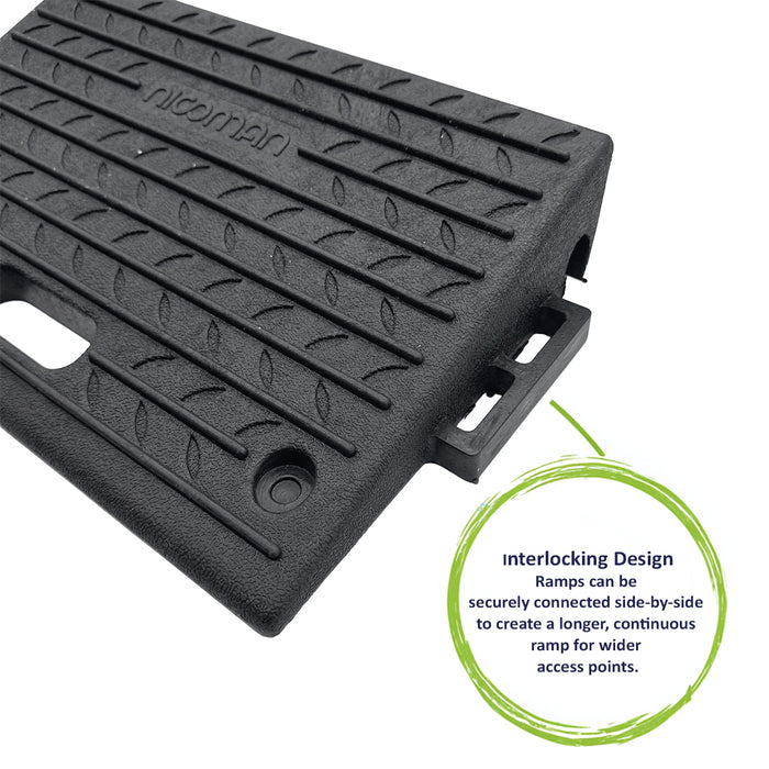 Nicoman Heavy-Duty Rubber Kerb Ramps