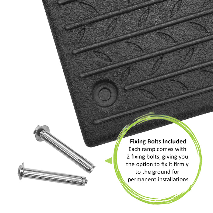 Nicoman Heavy-Duty Rubber Kerb Ramps