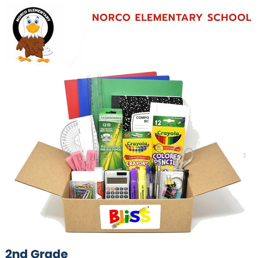 Norco Elementary School 2nd Grade School Supply Kit