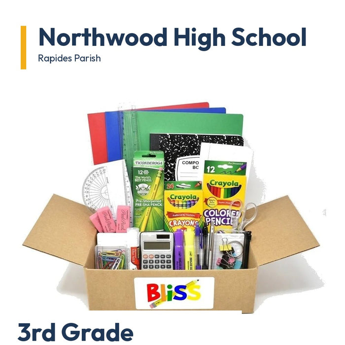 Northwood High School 3rd Grade School Supply Kit