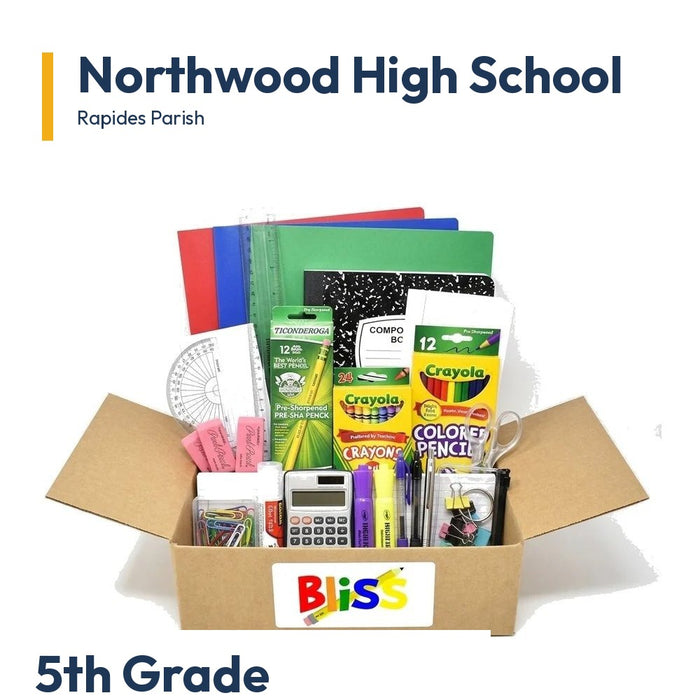 Northwood High School 5th Grade School Supply Kit