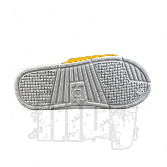 Ojota Dc Bolsa Blanco Amarillo