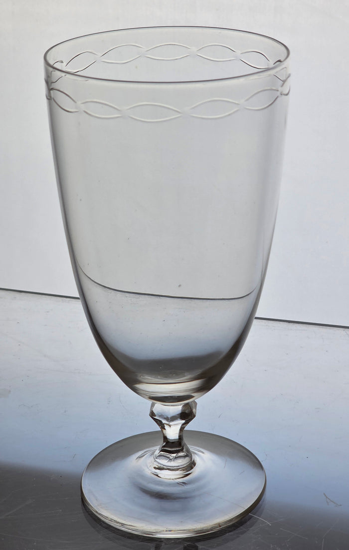 Pair Signed Lenox Crystal sentiment juice glass replacement