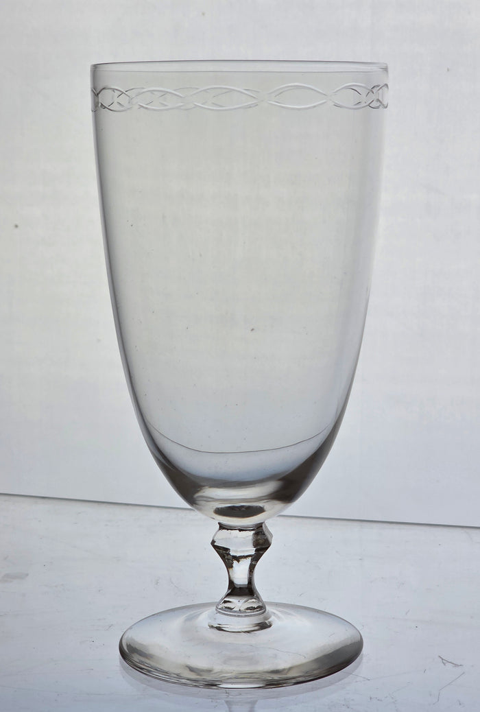 Pair Signed Lenox Crystal sentiment juice glass replacement