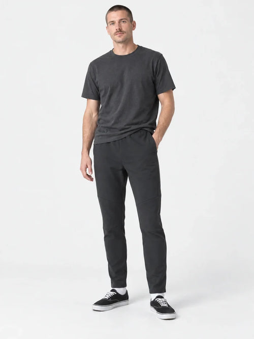 Pantalon Converse Jogger en Jersey Doble Negro — vista principal
