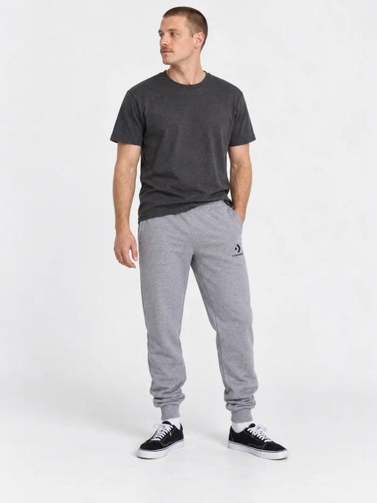 Pantalon Converse Nova Jogger Hombre Gris Melange — vista principal