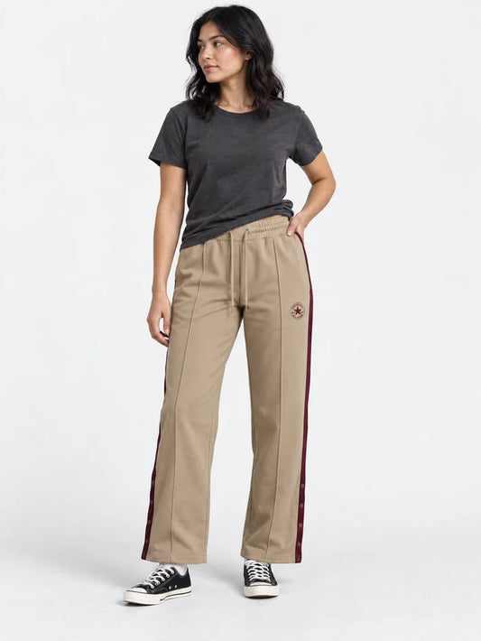 Pantalon Mujer Converse Pantalon Recto con Cordon Beige — vista principal