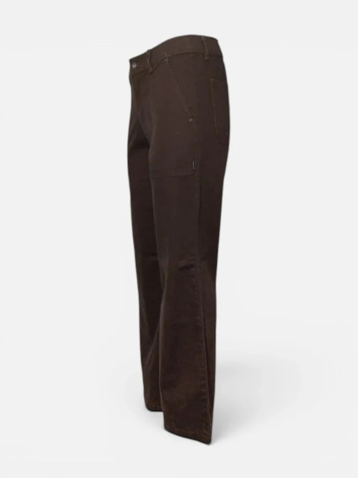 Pantalon Mujer Converse Recto con Bolsillos Marron