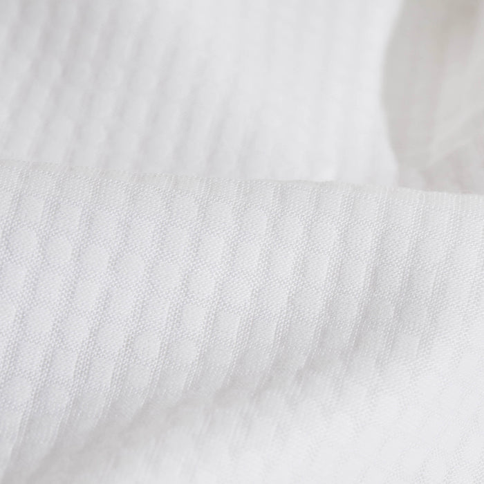 A detailed view of the fabric on the Slumber Cloud Performance Pillow Cover with Outlast temperature regulation technology