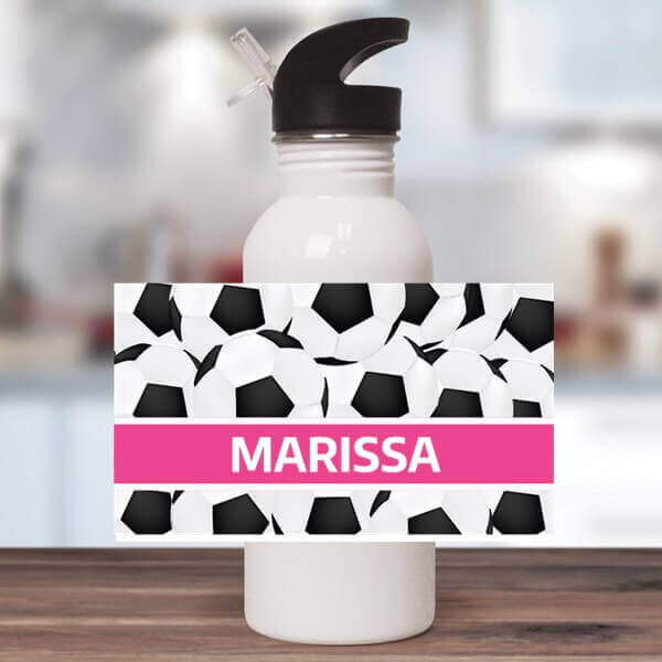 Personalized Soccer Water Bottle