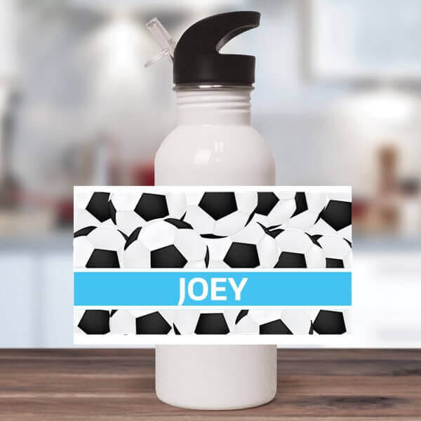 Personalized Soccer Water Bottle