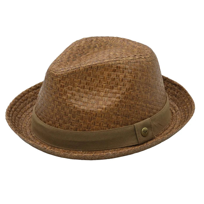 Peter Grimm Carlo - Straw Fedora Hat